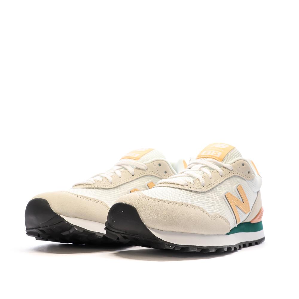 New Balance Baskets Écru/Jaune Femme New Balance 515