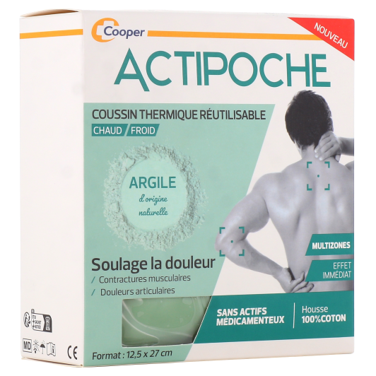Actipoche Coussin Thermique Multizones à l'Argile