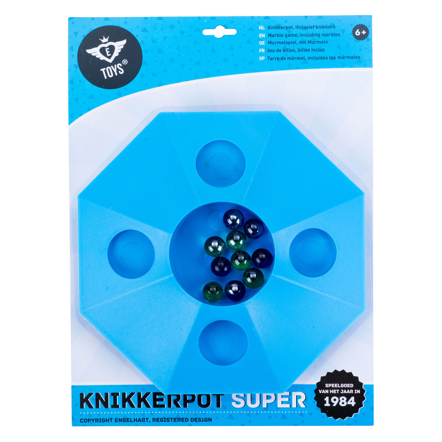 Blauwe Knikkerpot XL