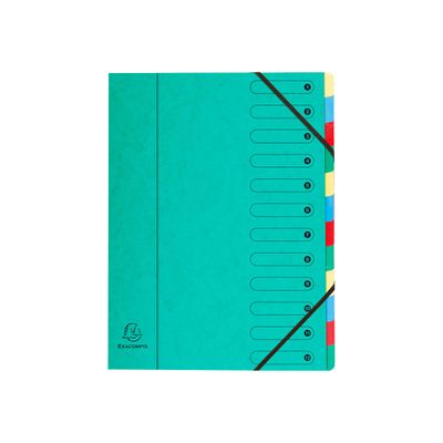 Exacompta Harmonika - Trieur 12 positions - disponible dans différentes couleurs
