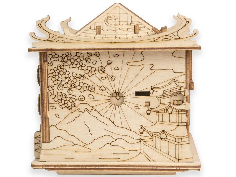Escape Welt Rätselspiel House of the Dragon Ein spannendes Escape-Spiel als kompakte Puzzle-Box aus Holz