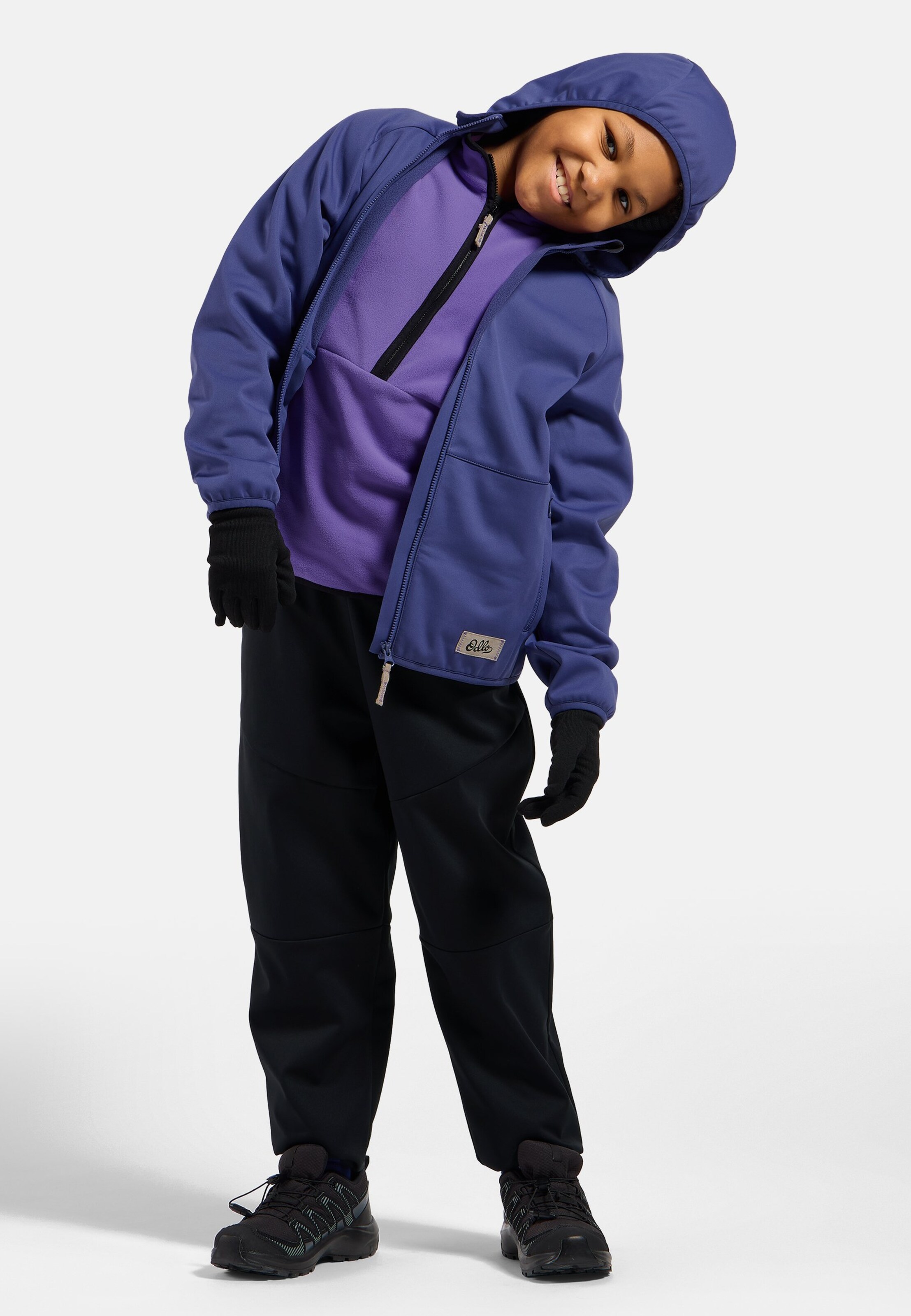 Winddichte Adventurer Kapuzenjacke in Skipper Blue