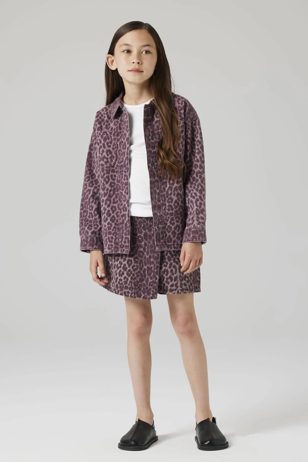 NAME IT KIDS skort donkerrood