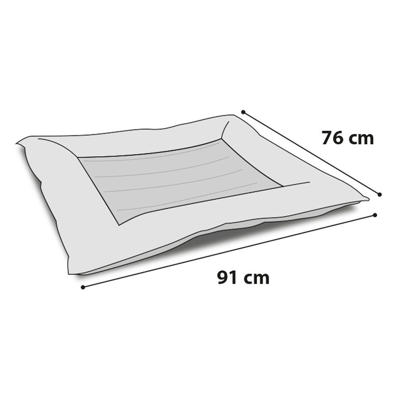 Tapis rafraîchissant Flamingo Fresk Drop, gris