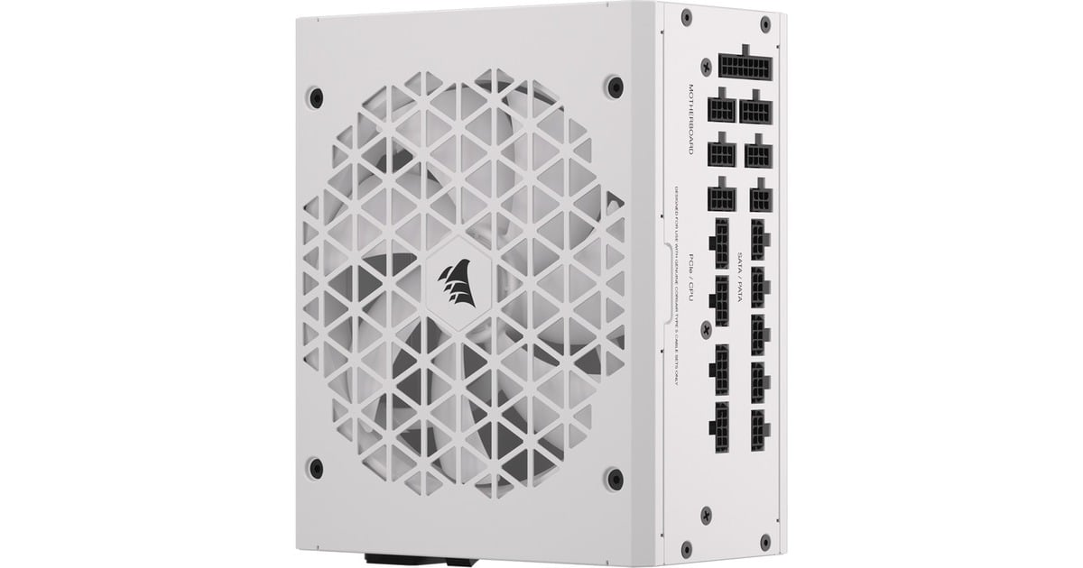 CorsairRM1200x SHIFT modulaire 1200 watt voeding   (Wit, 1x 12V-2x6, 6x PCIe)