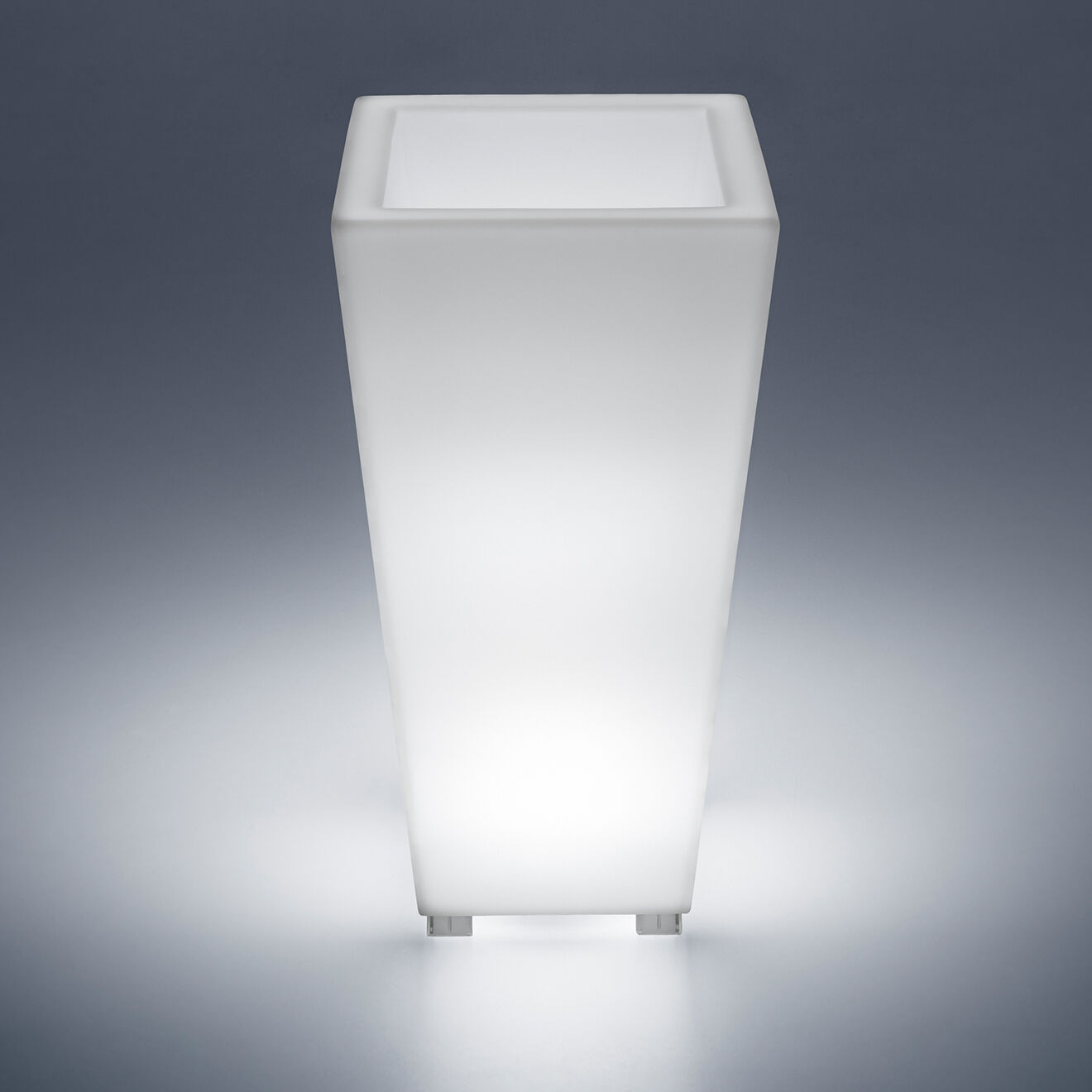 Serralunga Pot lumineux kabine design par luisa bocchietto beige - 35x70x35 cm