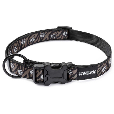 Freezack Alba reflektierend brown paw Halsband