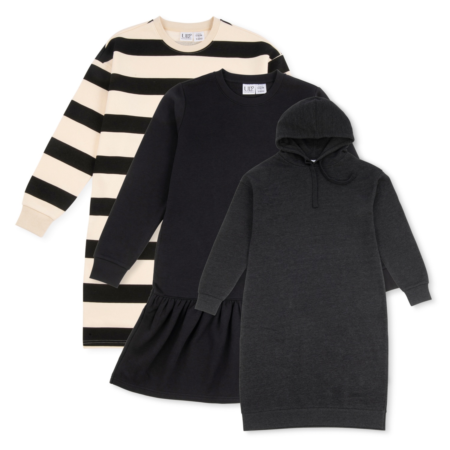 UP 2 FASHION WOMEN Damen-Sweatkleid, sportiv