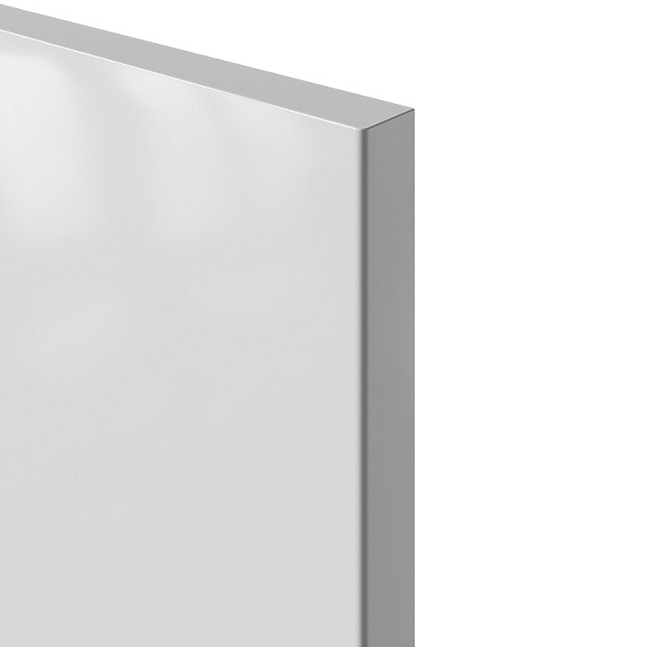 Lot de 2 façades tiroir Stevia blanc brillant L. 100 cm x H. 34 cm Caraway Innovo GoodHome