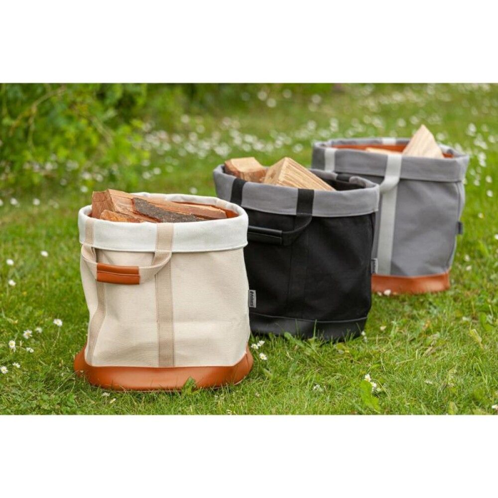 VEDKURV ADURO PROLINE Ø35CM GRÅ
