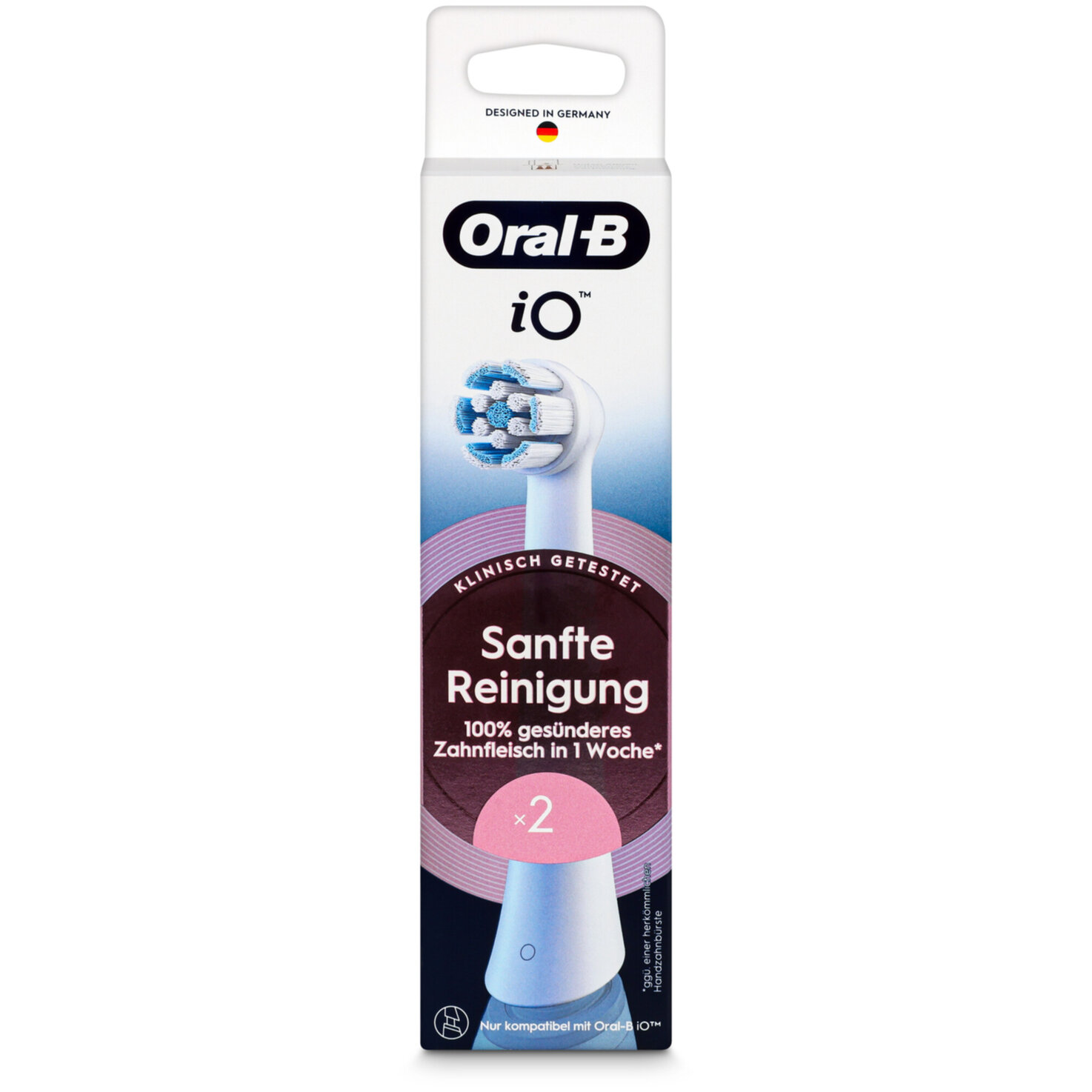 Oral-B Aufsteckbürsten iO Sanfte Reinigung 2 Stück