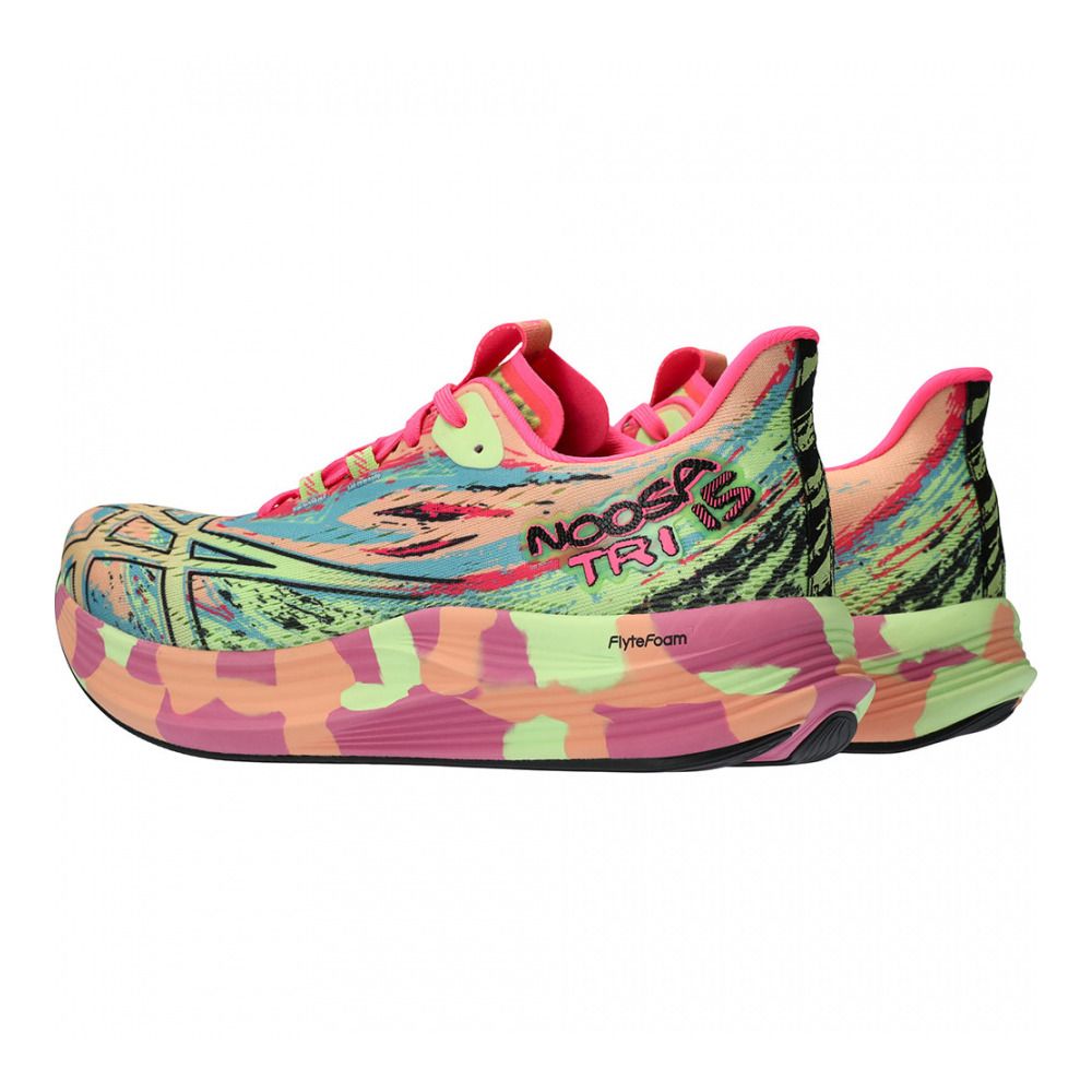 Asics NOOSA TRI 15 - Chaussures running Femme summer dune/lime green