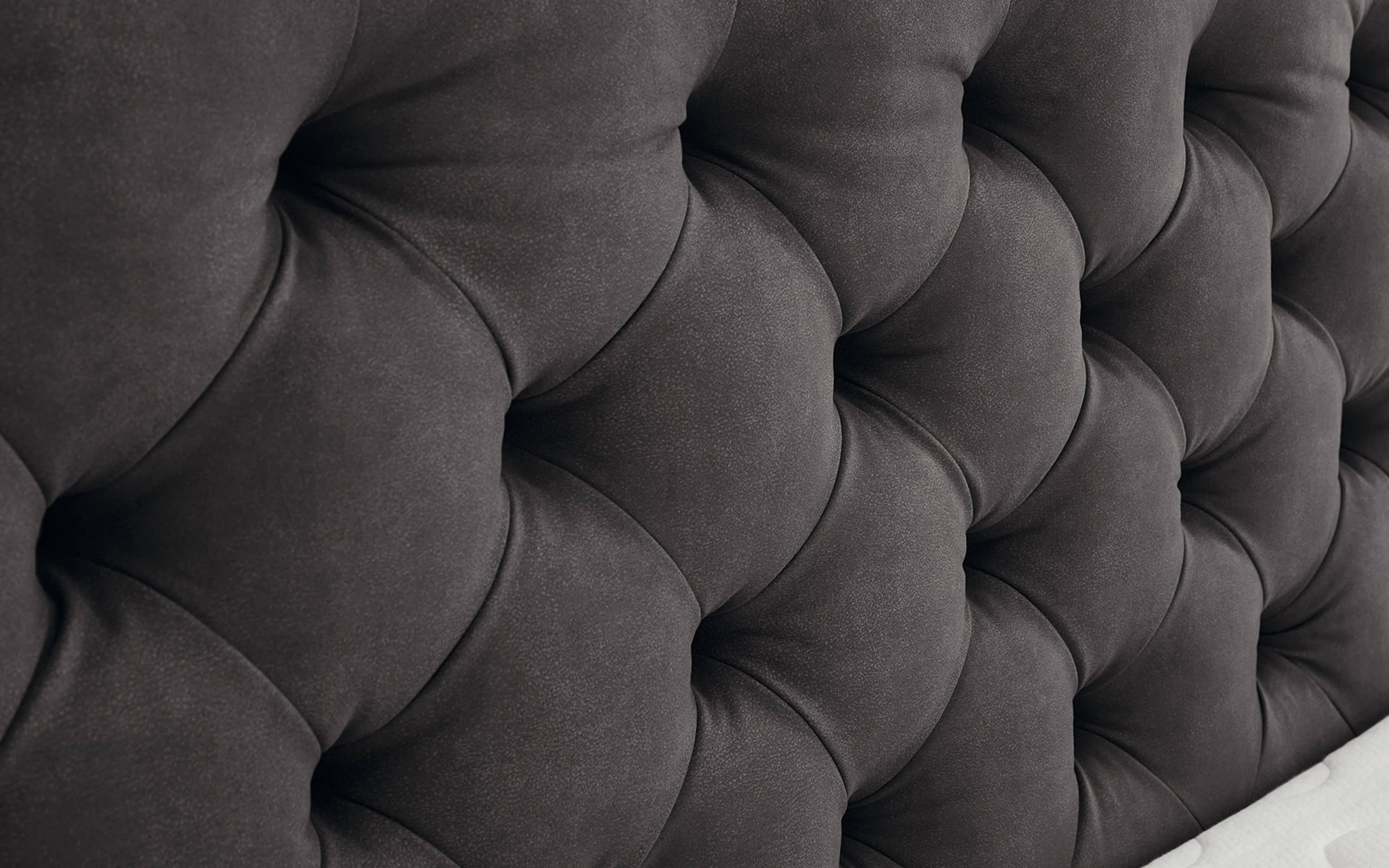 Boxspringbett Marilyn Mix, anthrazit, 180 x 200 cm, inkl. Topper