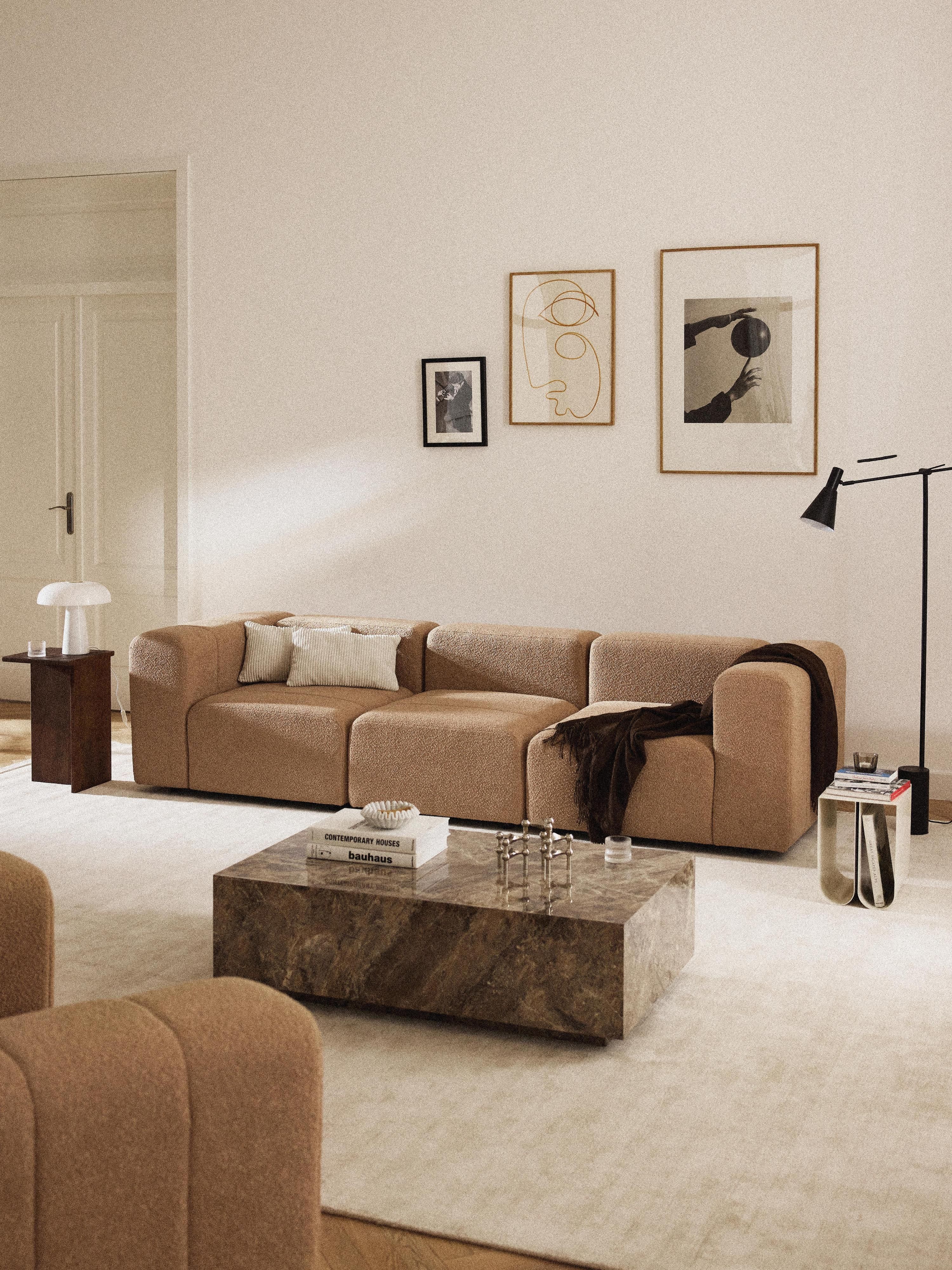 Modulaire bouclé bank Lena (4-zits)