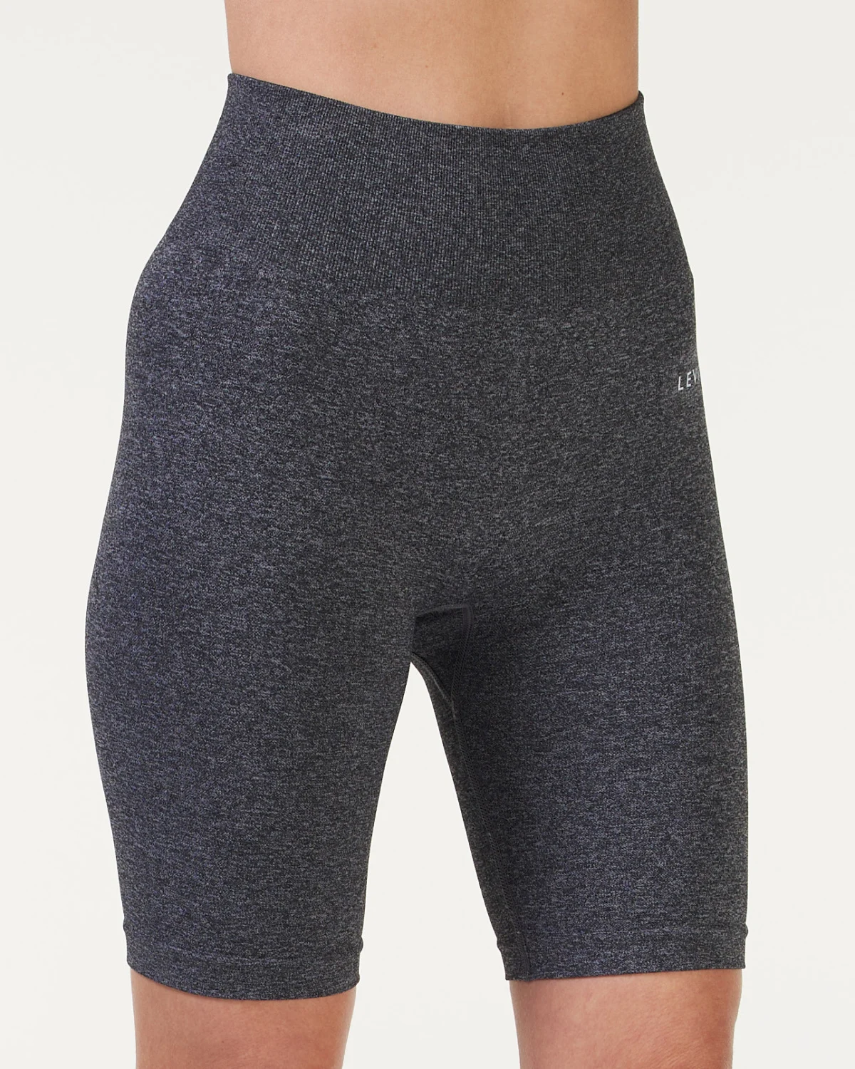 LEVITY Essential Seamless Biker Grey Melange