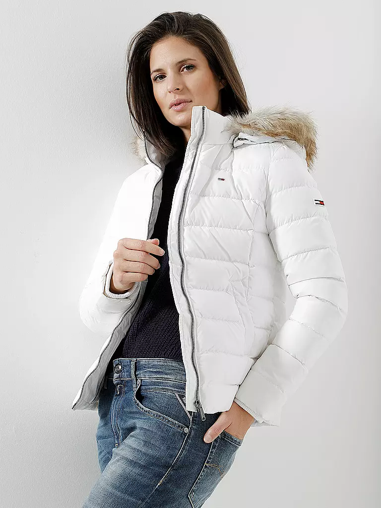 TOMMY JEANS Daunenjacke Martina weiss