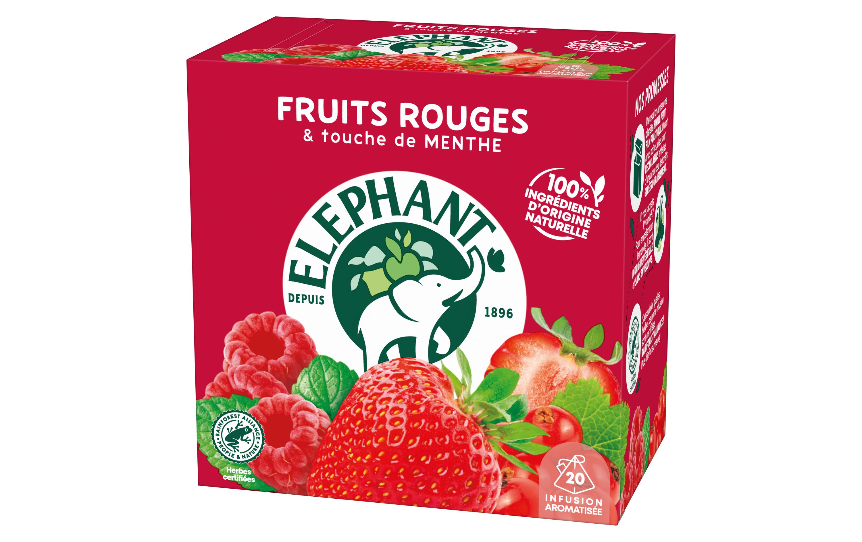 Teebeutel Infusion Fruit Rouges 20 StückTee mit roten Früchten