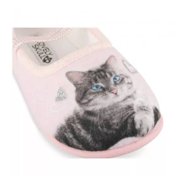 Chaussons ROSE LOVELY SKULL
