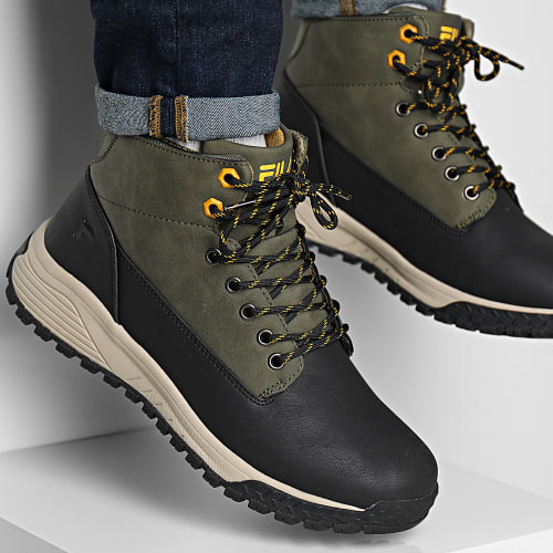 Boots Lance XXI FFM0169 Black Olive Night