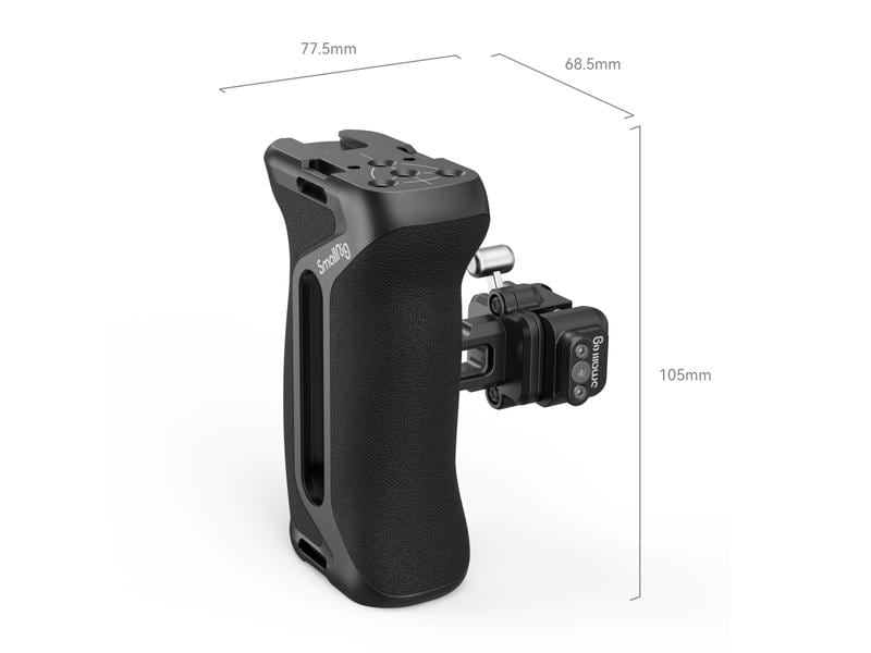 Smallrig Haltegriff Snap-on Quick Lock NATO Ergonomischer Seitengriff für Kamerakäfig für sicheren und bequemen Halt