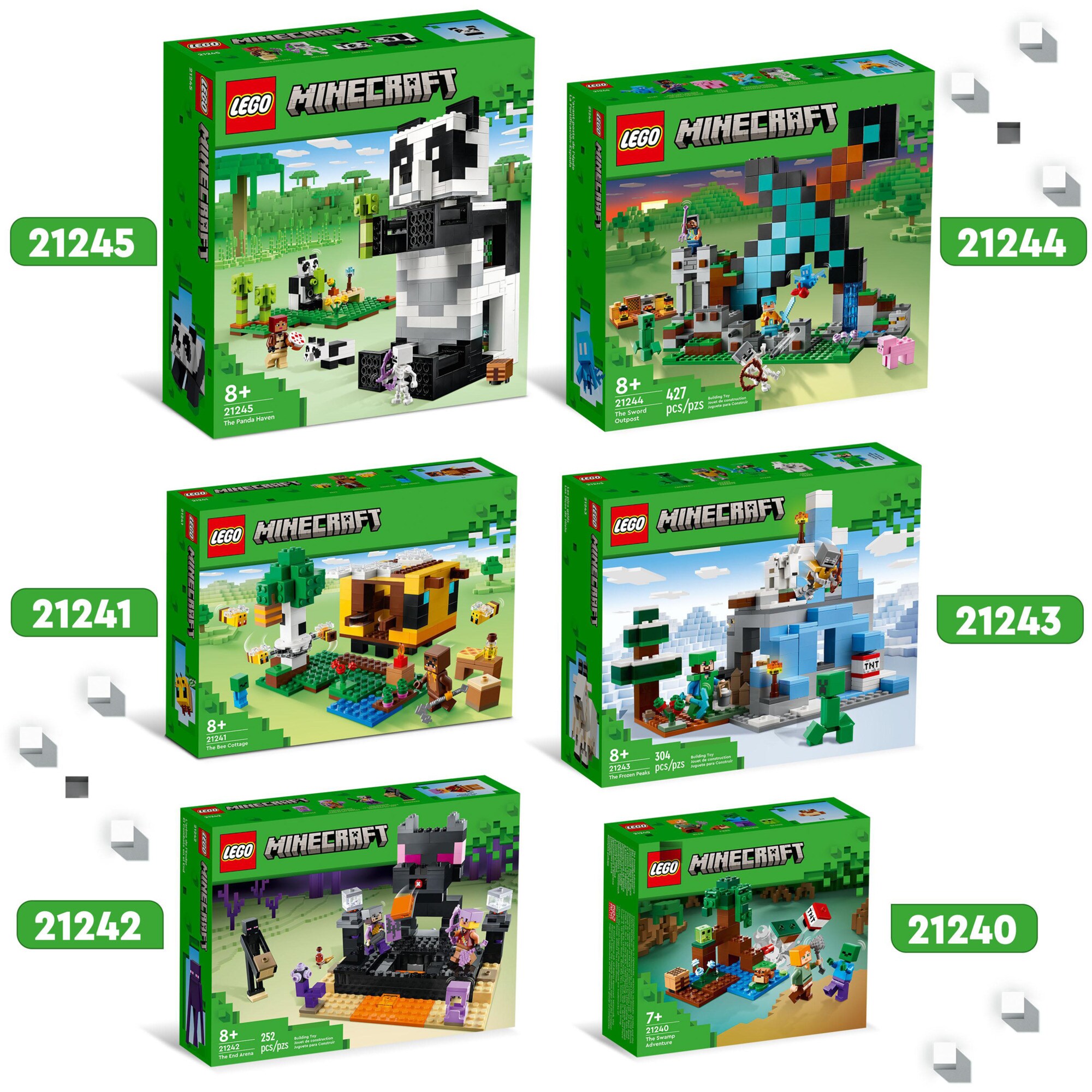 LEGO Konstruktionsspielzeug Minecraft Der Schwert-Außenposten