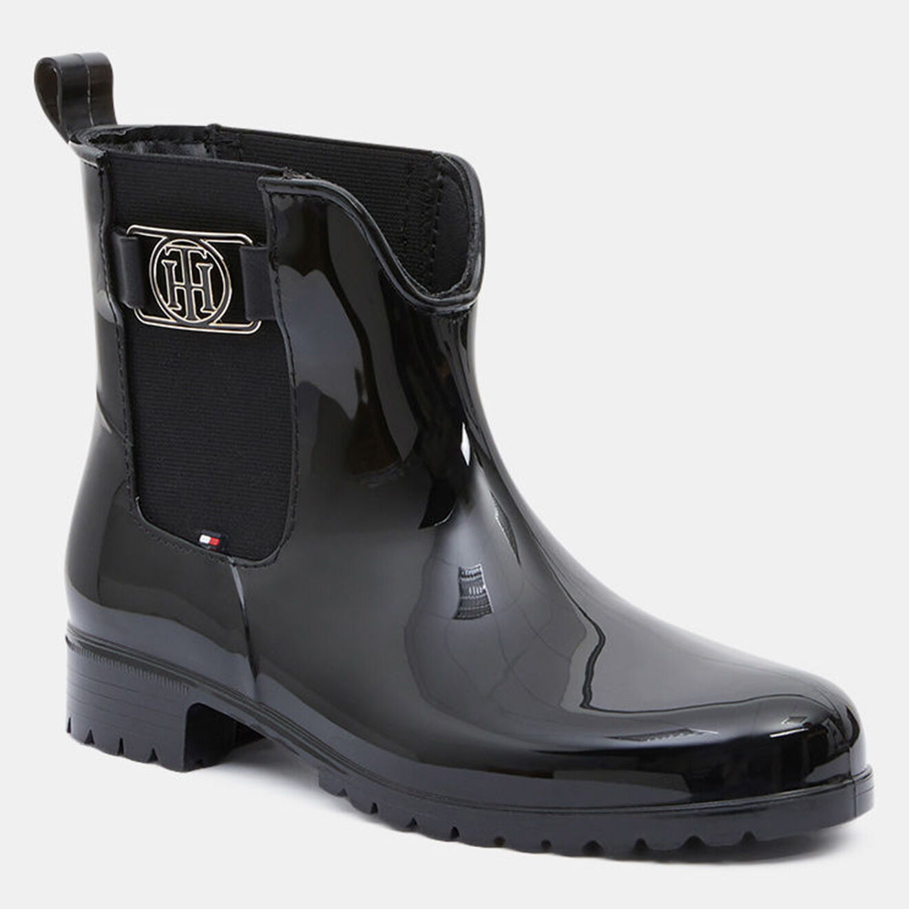 Tommy Hilfiger Bottines en Caoutchouc Hardware noires