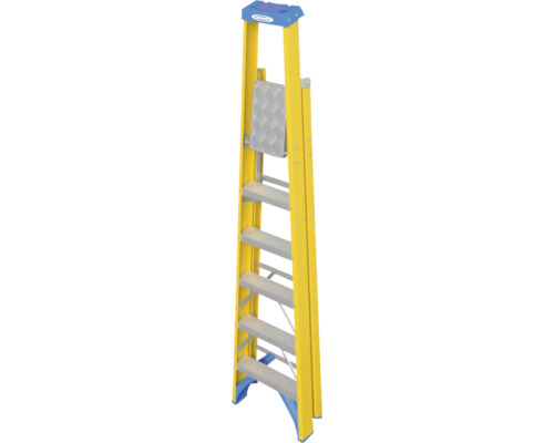 Werner GRP trapladder, 4 sporten, werkhoogte 2,93 m