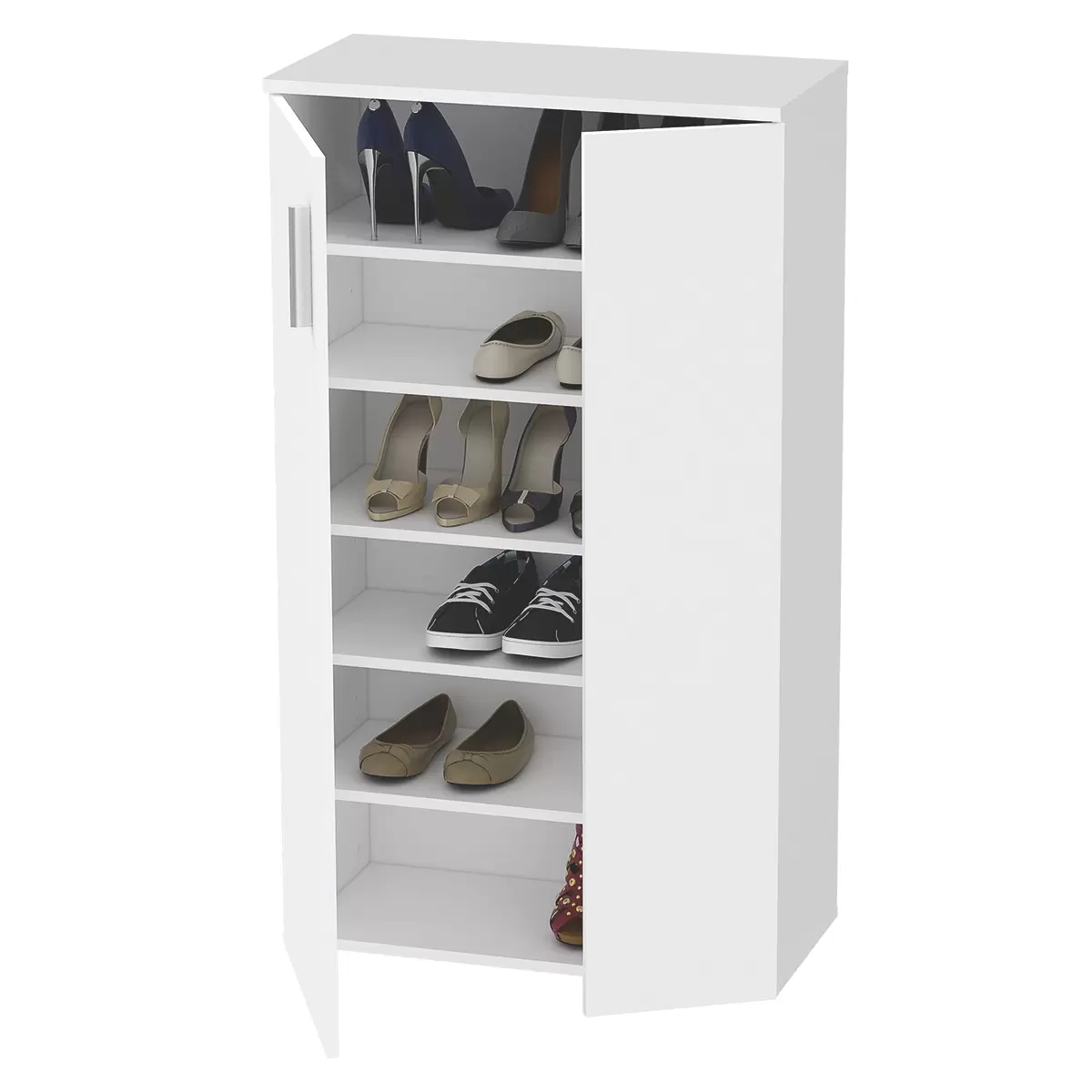 Schuhschrank BOOTS weiss