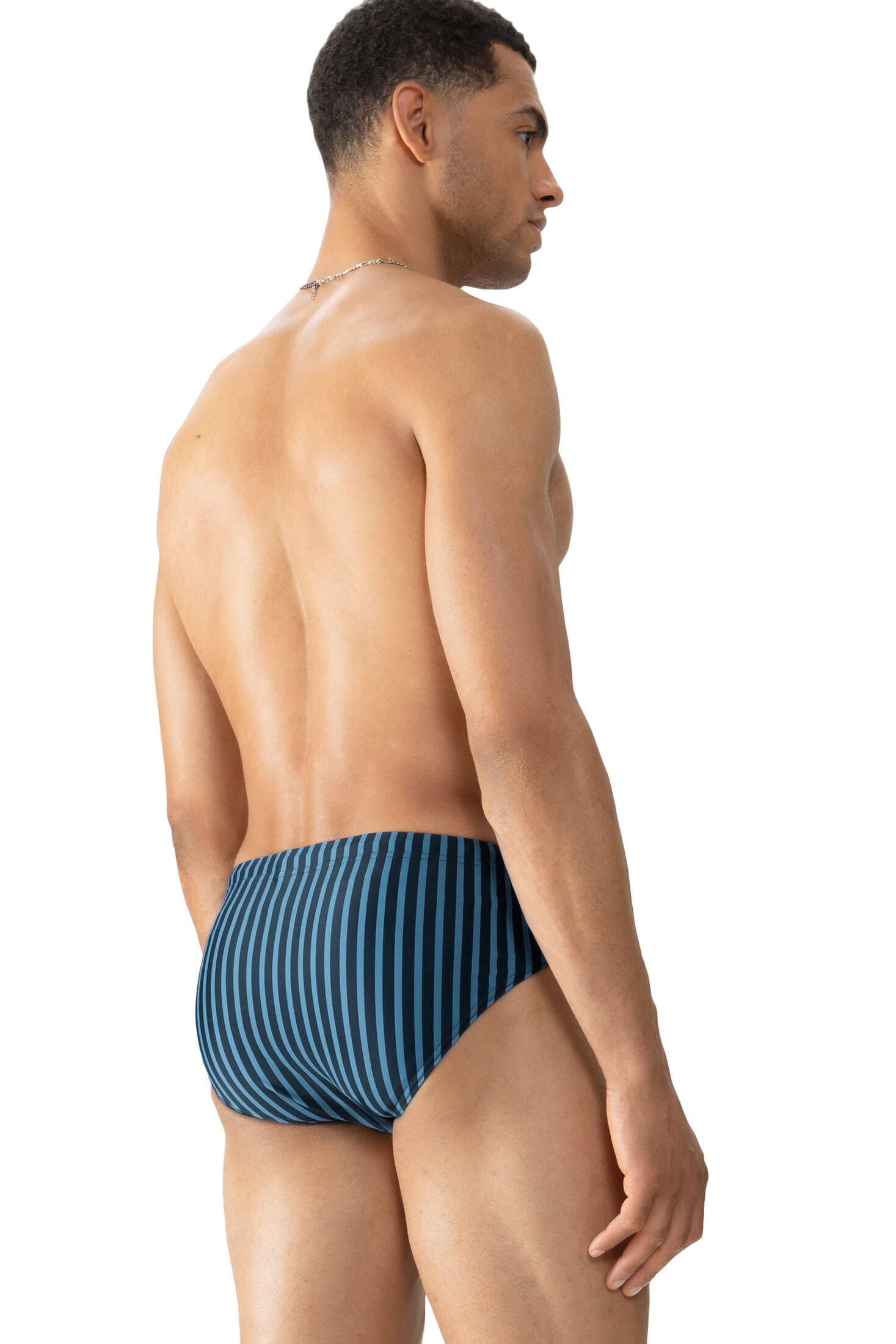 mey| Herren Badehose Serie Broader Stripe
