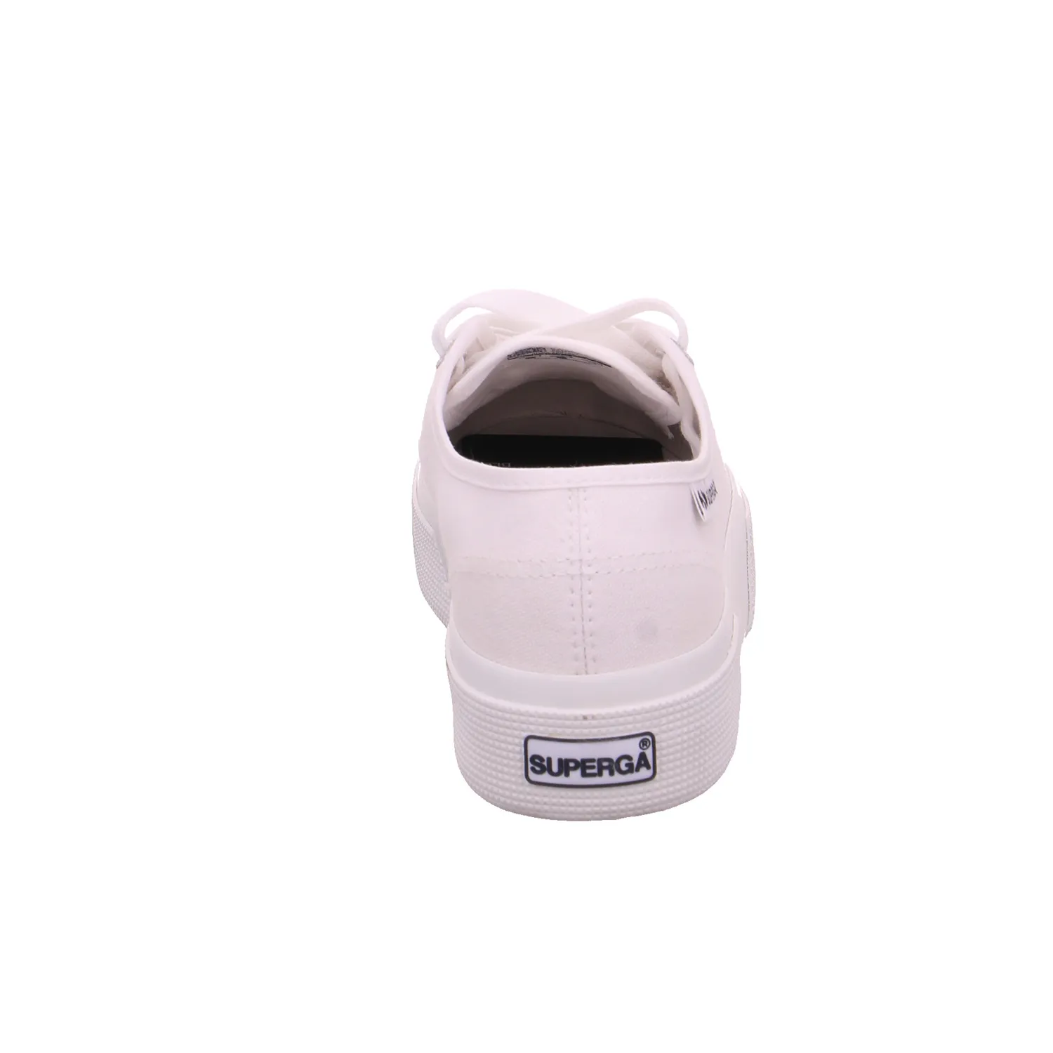 SUPERGA Sneaker Weiss Textil  mit superleichter Laufsohle