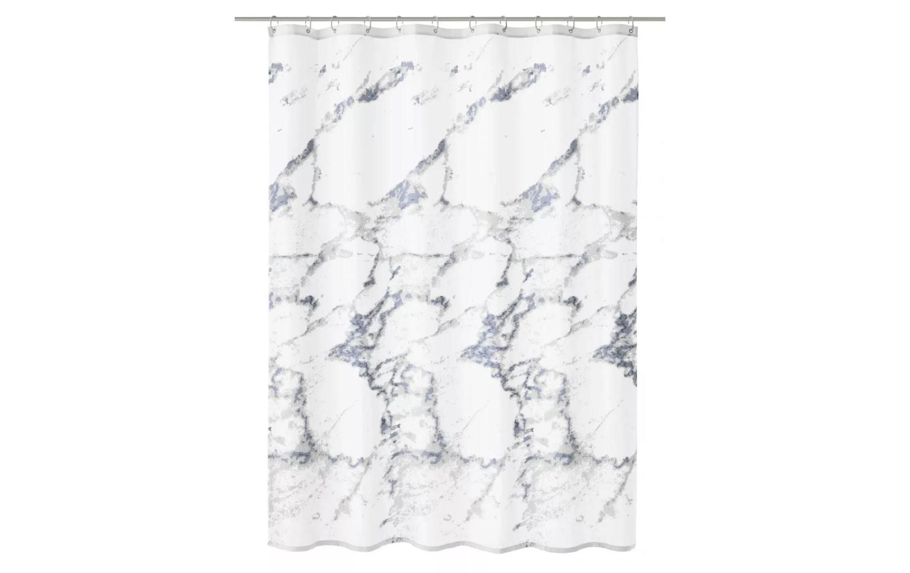 Duschvorhang Marble 180 x 240 cm, Grau-Marmor/WeissDuschvorhang aus Polyester