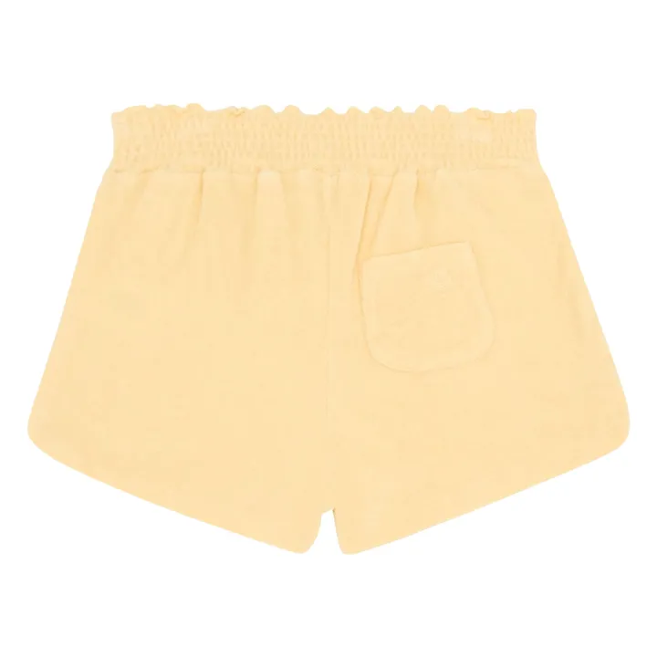 SMALLABLE BASICS Short Fille Eponge Bio | Jaune pâle