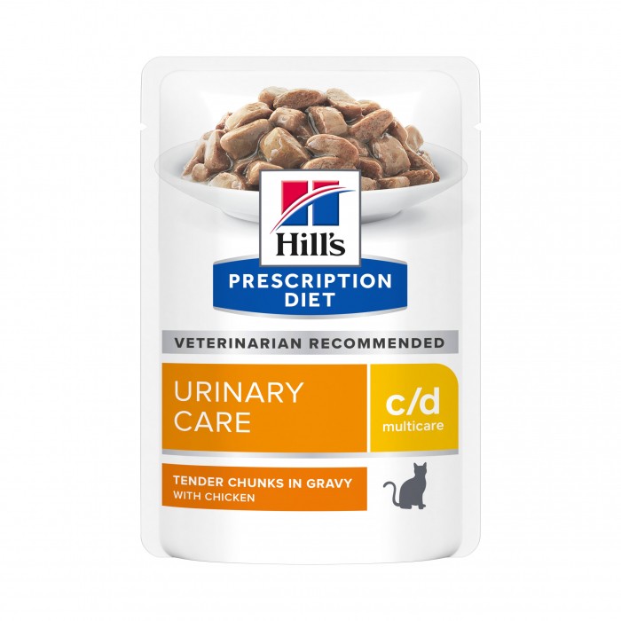 HILL'S Prescription Diet c/d Urinary Care Multicare en Sachets - Pâtée pour chat