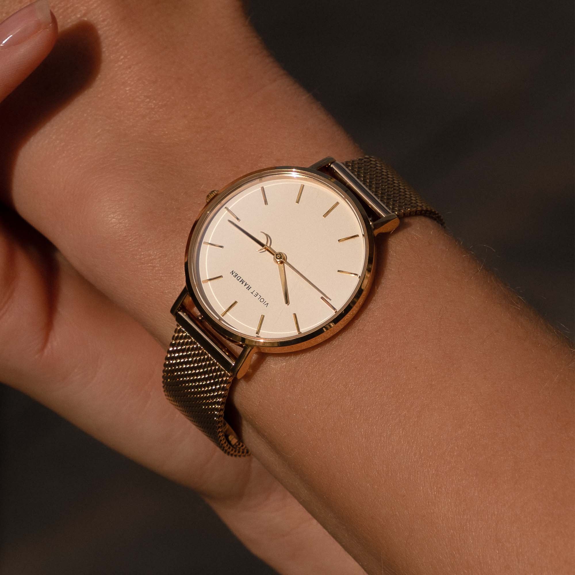horloge Violet Hamden Violet Hamden Goud