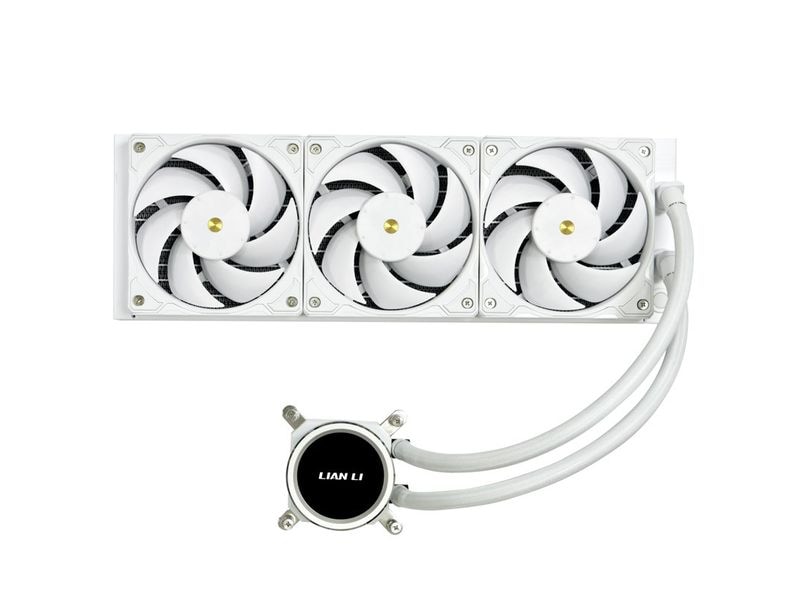 Lian Li Wasserkühlung Galahad II 360 Trinity Weiss Wasserkühler für Intel und AMD Prozessorsockel mit leisen RGB-Lüftern