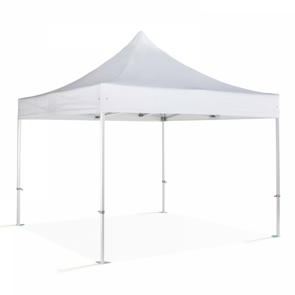 Tente pliante m2 4x4m aluminium 50mm 480g/m² blanc