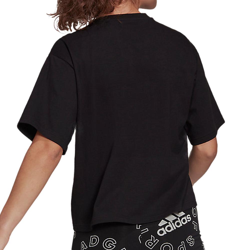 Adidas T-shirt Noir Femme Adidas W Bluv Q1 Cro T