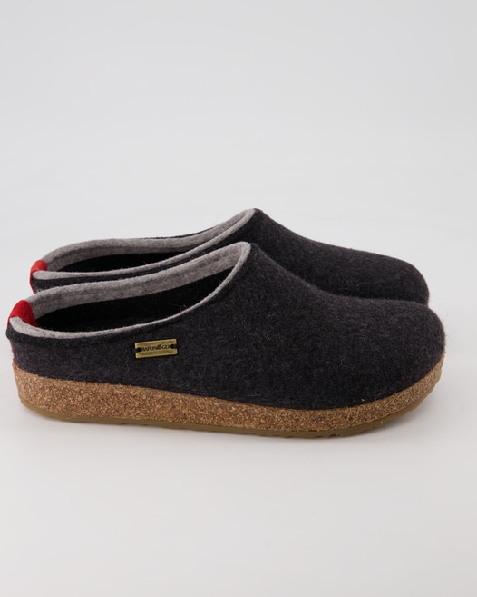 Haflinger Grizzly Kris Hausschuhe in Grau