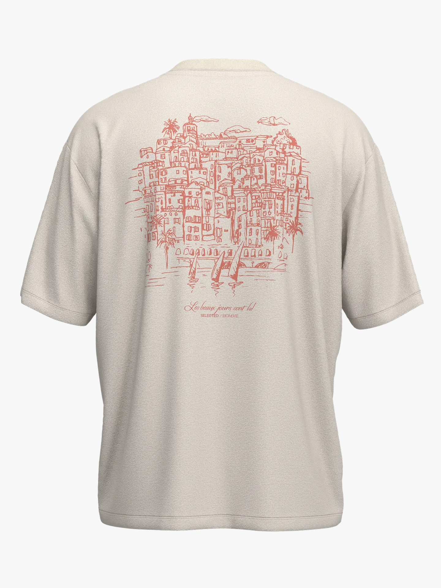 Loose Oscar Graphic Short Sleeve O-Neck Tee