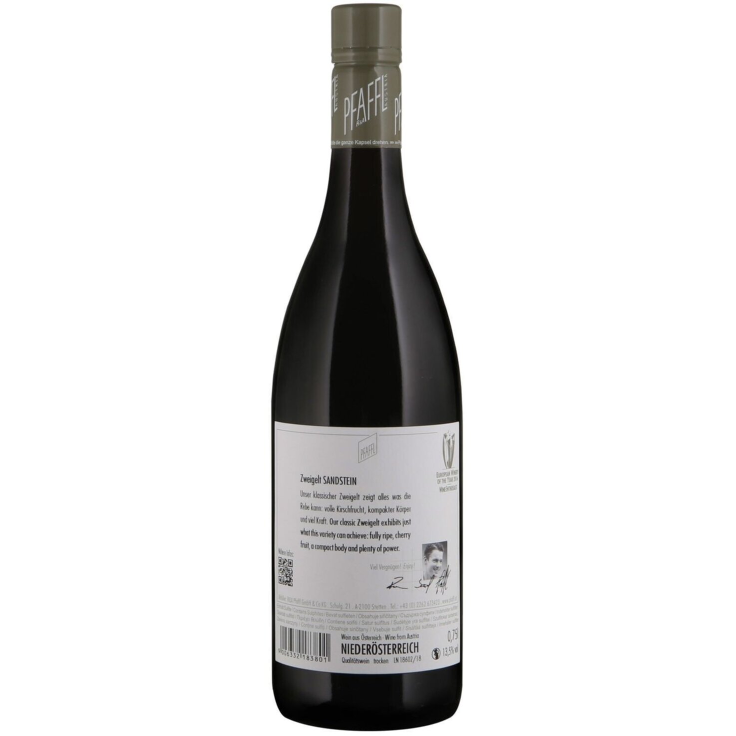 Zweigelt Niederösterreich Sandstein Pfaffl -75cl
