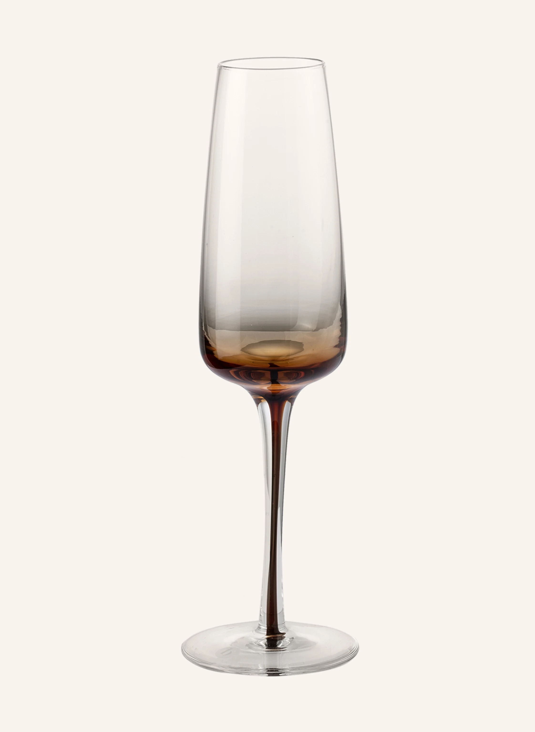 BROSTE COPENHAGEN 4er-Set Champagnergläser AMBER