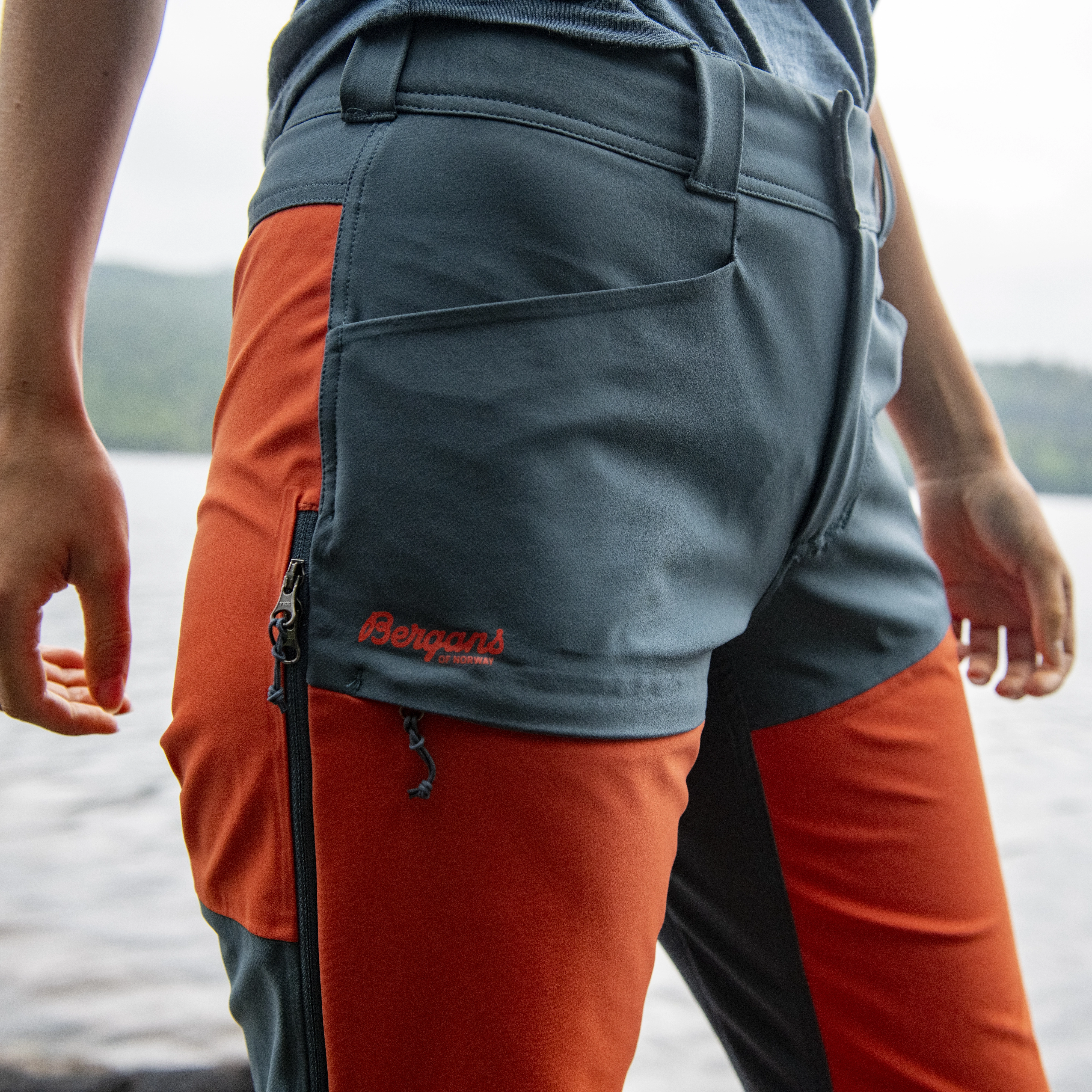 Bekkely Hybrid W Pants Brick / Orion Blue