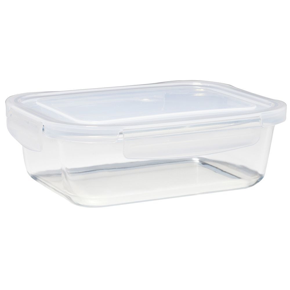 Lunchbox en verre x2 avec couvercle 1,05L et 1,5L