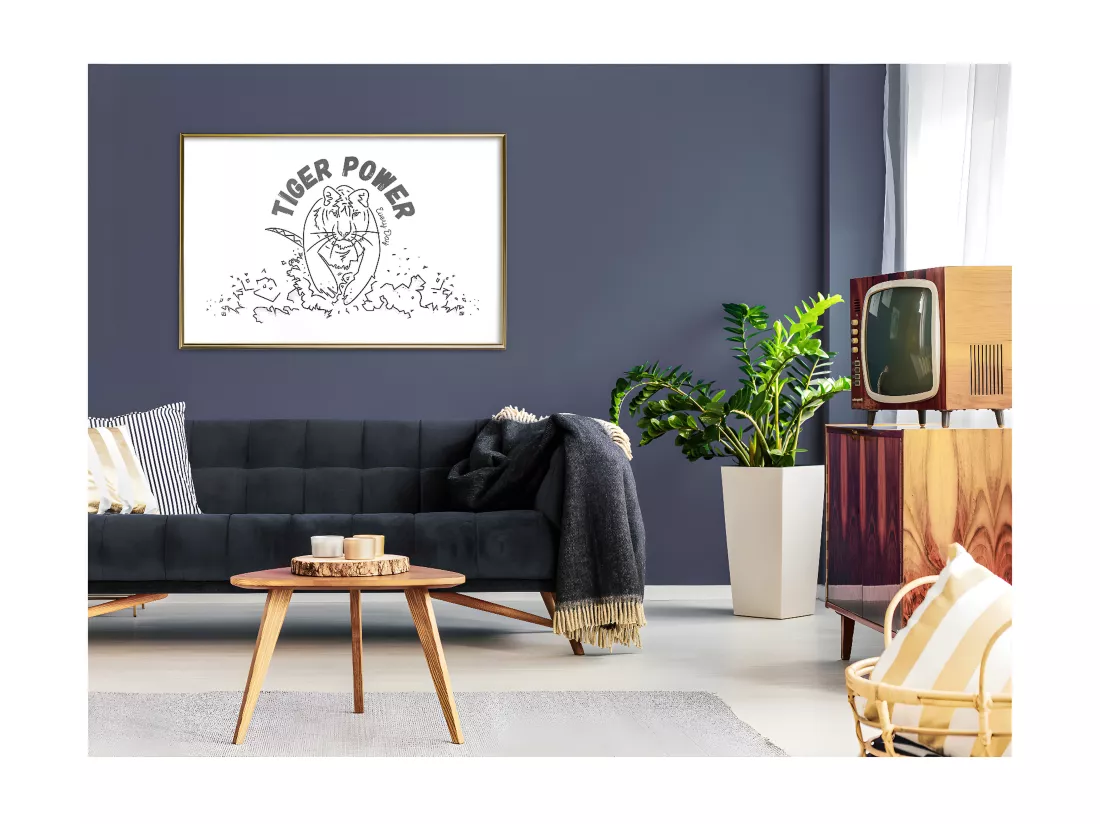 Affiche Murale Encadrée 