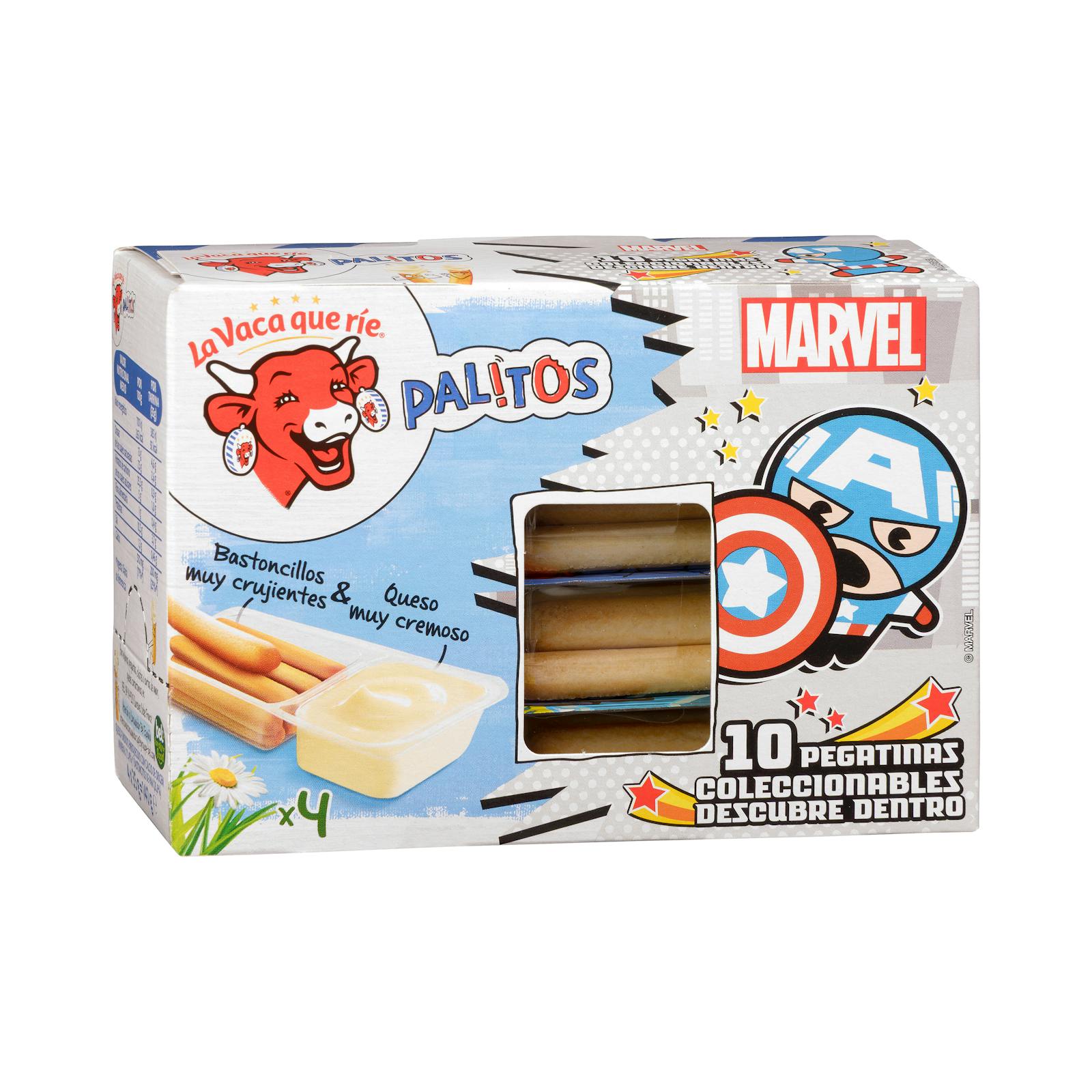 Fromage fondu avec des bâtonnets La vache qui rit