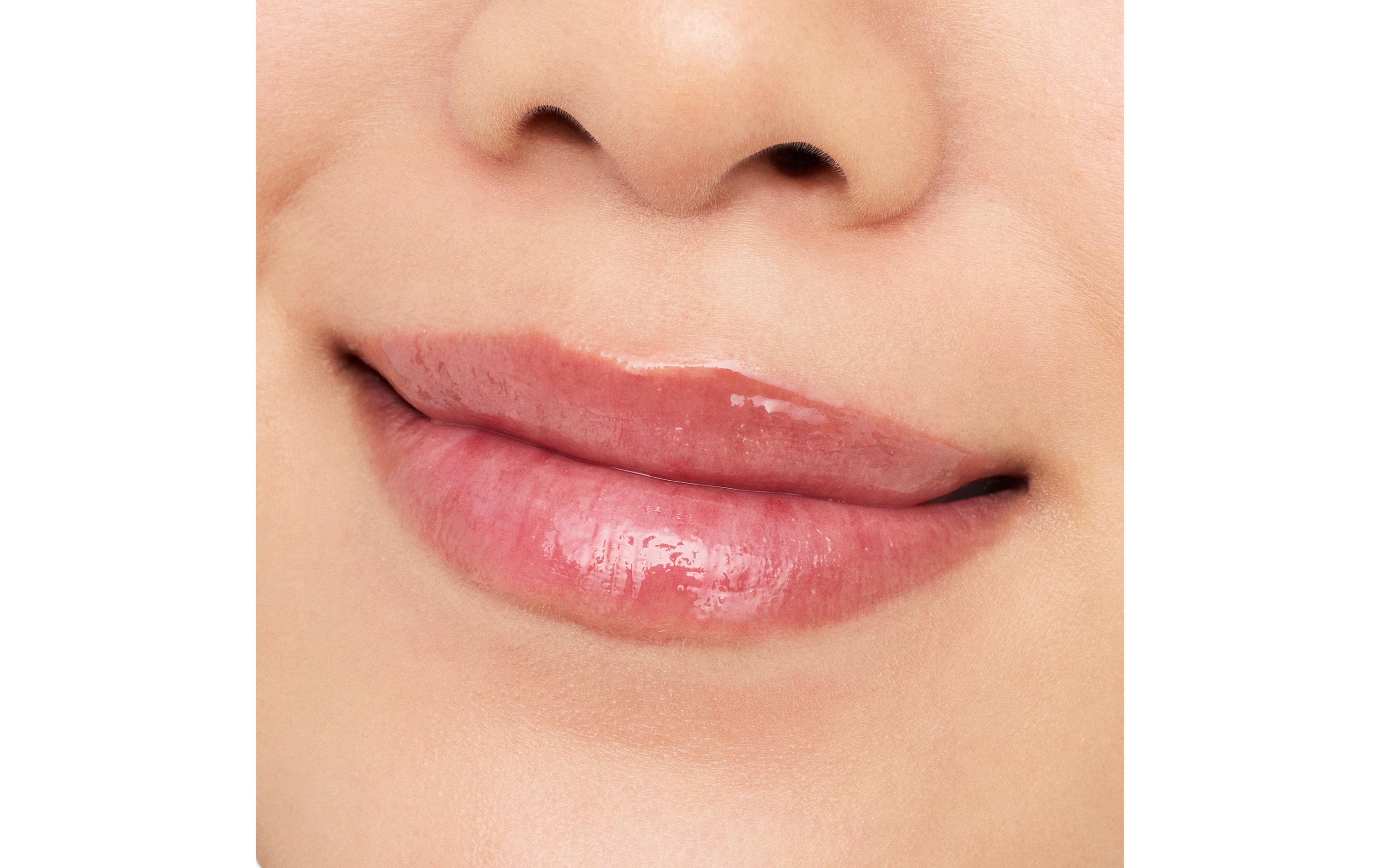 Lip Booster Hydra Kiss 08 Mocha GlowPflegendes Lippenöl in einem dunklen Nude-Ton