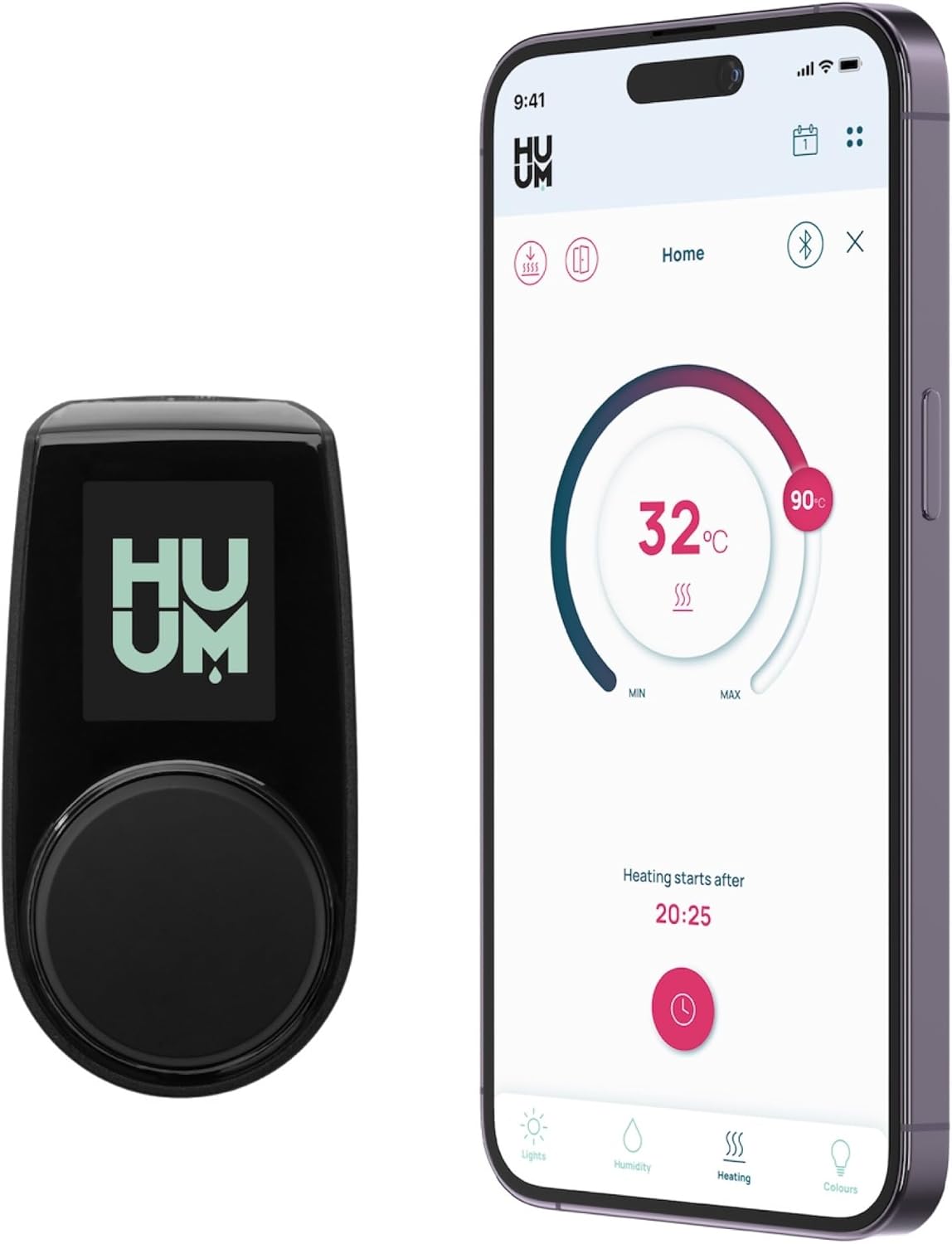 HUUM UKU WiFi Black 4.1 Saunasteuerung bis 18 kW mit App-Steuerung Saunabedienfeld Classic