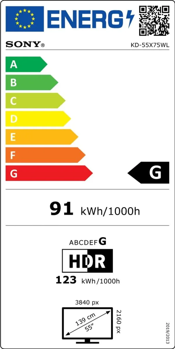 Sony KD-55X75WL TV UHD 4K