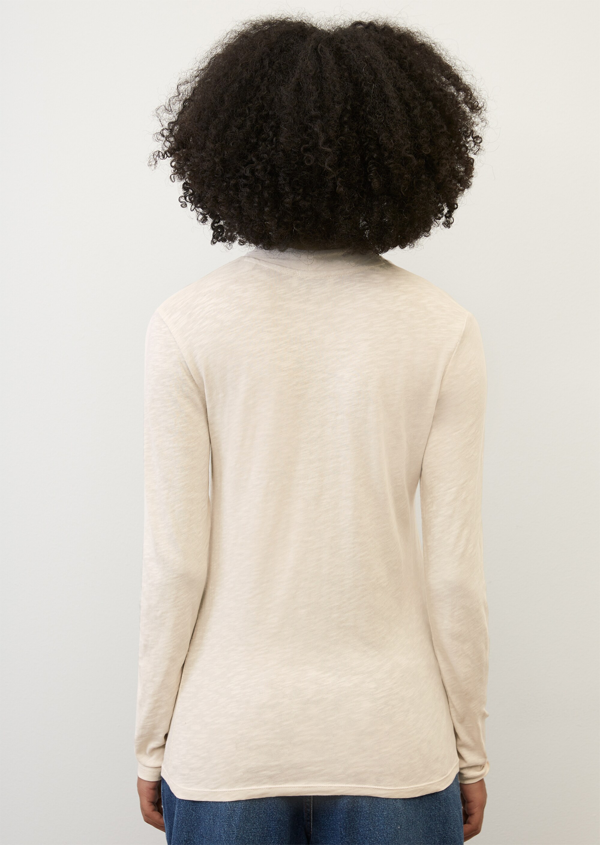Longsleeve aus Organic-Cotton-Slub-Jersey