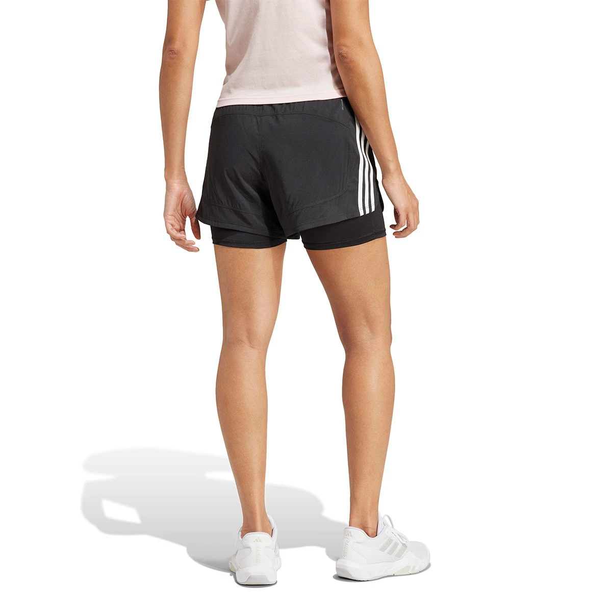 Calções adidas Pacer Training Woven 3 riscas